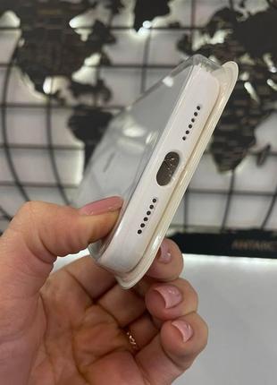 Чехол с квадратными бортами silicone case для iphone 11, качественный чехол с микрофиброй для айфон 114 фото