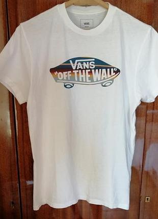 Футболка белая vans