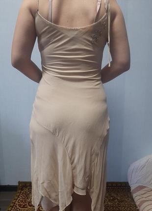 Сукня декорована каміньчиками та бісером7 фото