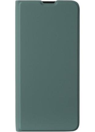 Чехол fiji shell для samsung galaxy a03s (a037) книжка book cover с магнитом green