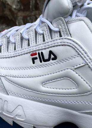 Кроссовки fila disruptor 2 white фила дисраптор белые5 фото