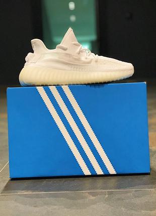 Кросівки adidas yeezy boost 350 v2 white адідас ізі буст в2 білі