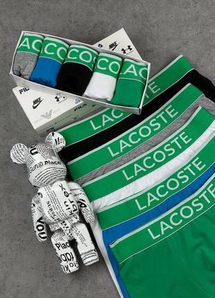 Lacoste комплект нижнего белья 5шт. трусы боксеры2 фото