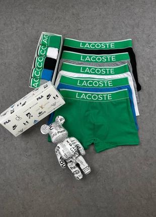 Lacoste комплект нижнего белья 5шт. трусы боксеры