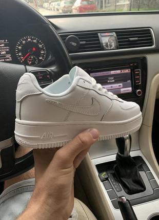 Кроссовки nike air force white кеды найк аир форс белые