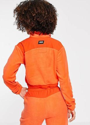 Оранжевые брюки из флиса asos s/m4 фото