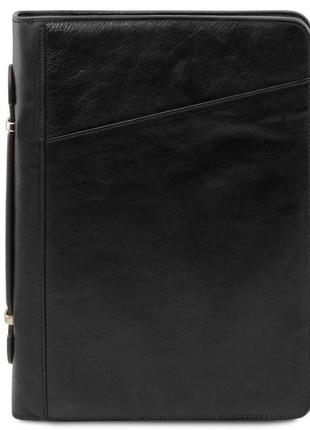 Папка для документів claudio, італійська папка tuscany tl141404 (black — чорний)