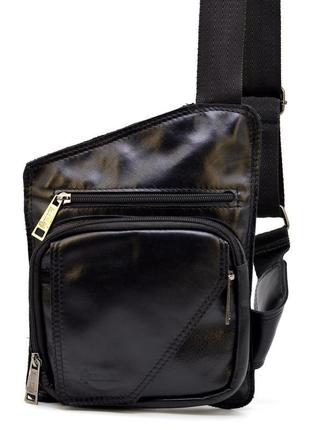 Кожаная мужская сумка через плечо небольшого размера tarwa, ga-232-3md1 фото