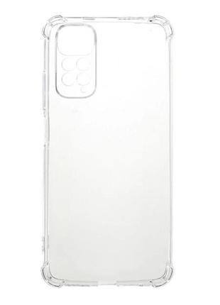 Чехол fiji proof для xiaomi redmi note 11 / note 11s бампер с усиленными бортами transparent