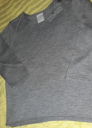 Стильний реглан, светр h&m 80-86 см новий для дівчинки3 фото