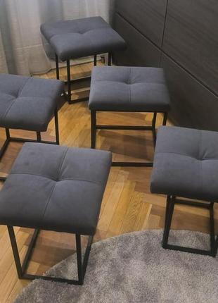 Пуф трансформер 5в1 для взрослых смарт куб табурет пять в одном на колесах квадратный...