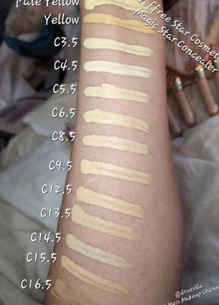 C5.5 jeffree star cosmetics magic star concealer матовый плотный устойчивый кремовый консилер корректор для лица области под глазами2 фото