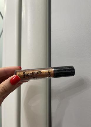 Блиск для губ nyx shimmer down lip veil