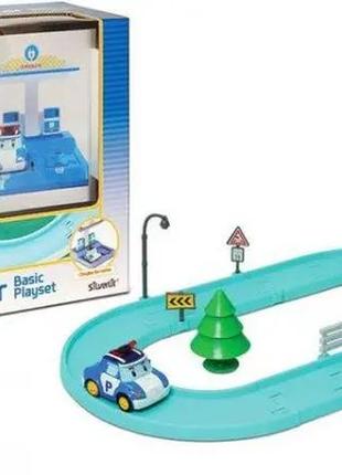 Набор robocar poli трек с умной машиной поли (83270) silverlit, 4891813832706