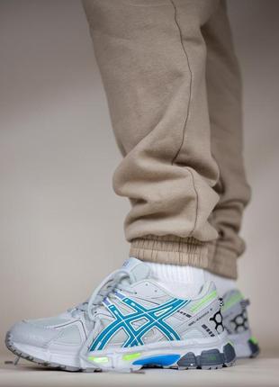 Asics gel-kahana 8 grey blue1 фото