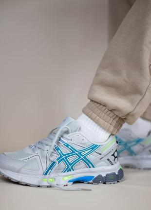 Asics gel-kahana 8 grey blue4 фото