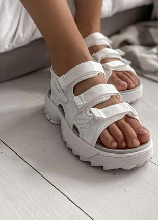Босоніжки босоножки filа sandal white  сандалі сандалии1 фото