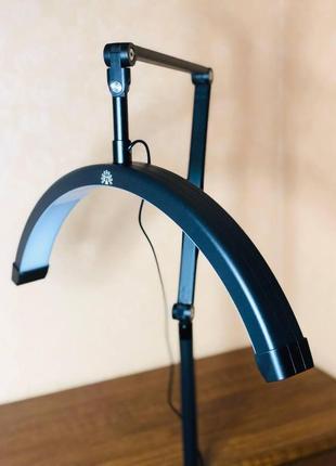 Бестеневая лампа на струбцине "moon" для мастера маникюра в черном цвете hd-w3x