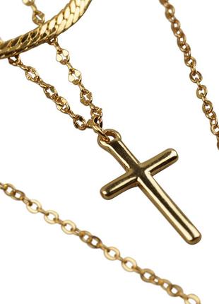 Трех слойная цепочка,цепочка top shop