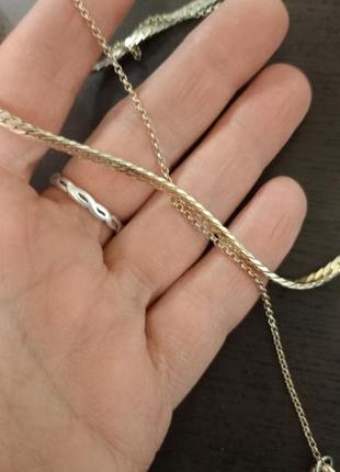 Трех слойная цепочка,цепочка top shop