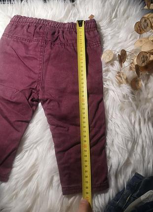 Новые брюки брюки на 9 месяцев штанишки8 фото