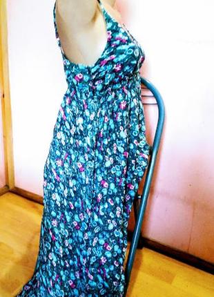 Длинное летнее платье сарафан на бретелях от бренда  amisu4 фото