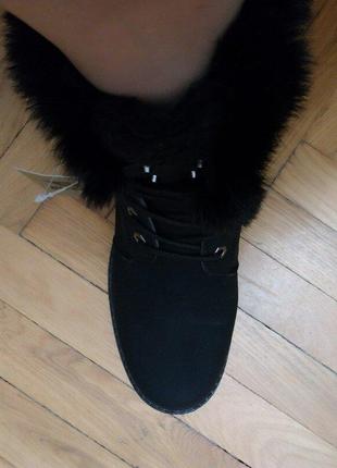 Зимние на замке 24,3см женские ботинки полу сапоги6 фото