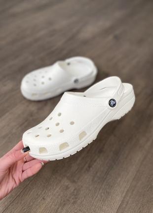 Кроксы оригинал crocs белые 36-467 фото