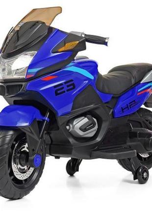 Дитячий електромотоцикл moto xmx609 (синій колір)