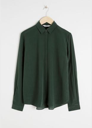 Other&stories шелковая рубашка