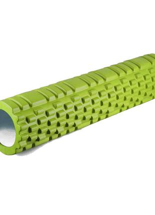 Масажний ролер easyfit grid roller 60 см v.3.1 ef-2037-gr salad