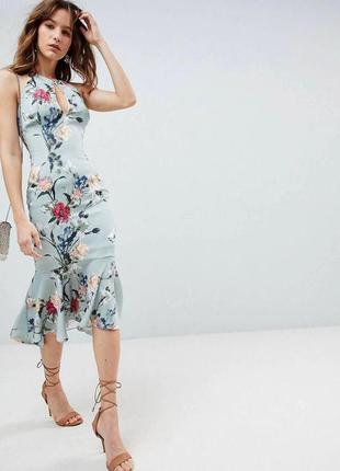 Распродажа cукня hope &amp; ivy меди asos с полуоткрытой спиной