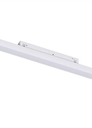 Светильник магнитный трековый kloodi kdmg-line600 pc 24w 3000k wh