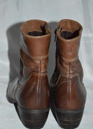 Черевики ботильони шкіряні tamaris розмір 41 42, ботинки кожа5 фото