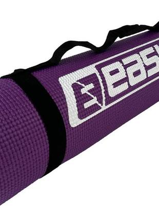 Килимок для йоги та фітнесу easyfit пвх (pvc) ef-1918-v violet3 фото