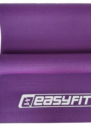 Килимок для йоги та фітнесу easyfit пвх (pvc) ef-1918-v violet2 фото