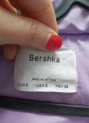 Куртка дуток лавандового цвета bershka5 фото