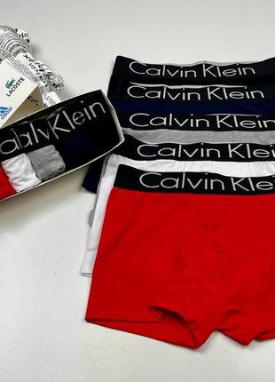 Calvin klein набор нижнего белья 5 шт. трусы боксеры3 фото