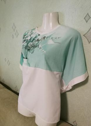 Шикарная блуза,футболочка zara3 фото