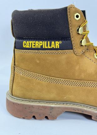 Мужские кожаные рабочие ботинки caterpillar оригинал размер 472 фото