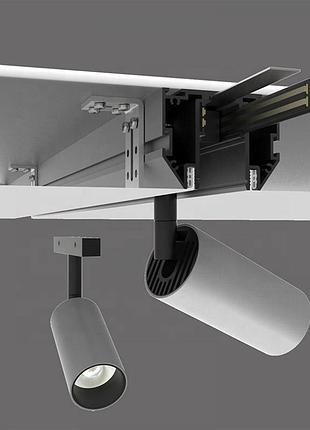 Магнитный шинопровод для натяжного потолка kloodi kdmg-strecth tr 2m bk