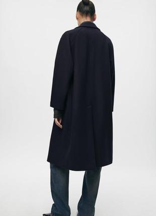 Оверсайзне пальто з преміум колекції zara, розмір xs-s7 фото