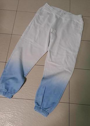 Трикотажные с начесом брюки с принтом микки маус 12-16 размера3 фото