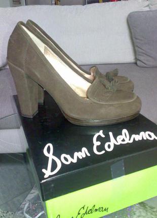 Лофери на підборах, туфлі sam edelman р. 37.5 - 38