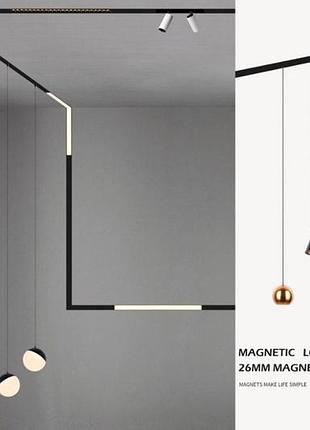 Светильник магнитный трековый kloodi kdmg-spot35 7w 3000k gd