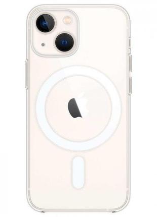Прозрачный чехол для iphone 13 з magsafe (tpu+pc)