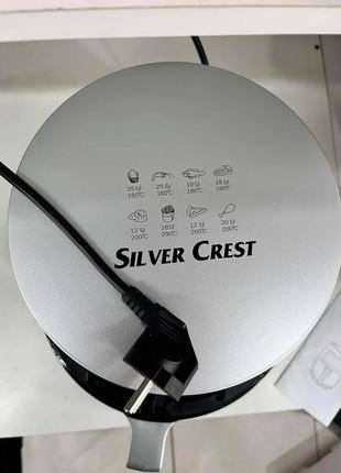 Аэро-фритюрница цифровая безмаслянная фритюрница 6 литров silver crest s-18 2400w4 фото