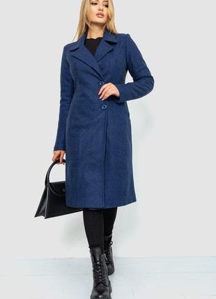 Пальто жіноче, колір синій, 186r2902 фото