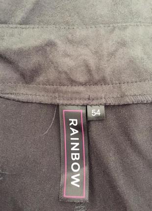 Стильные красивые серые брюки под замшу от rainbow, размер нем 54, укр 60-623 фото