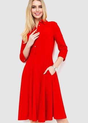 Платье нарядное, цвет красный, 214r206